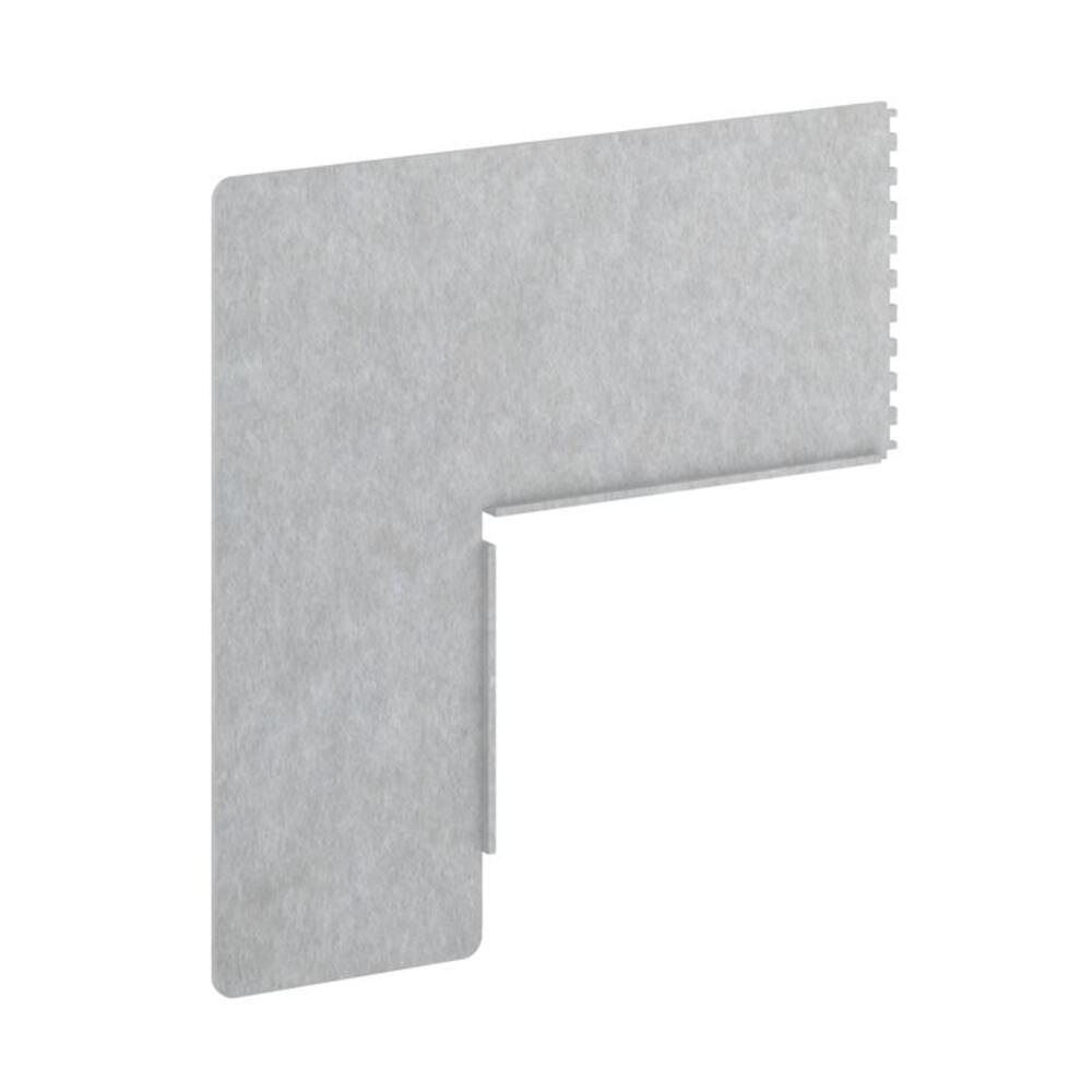 AcustiX Боковая панель-ширма для стола глубиной 800мм H=600