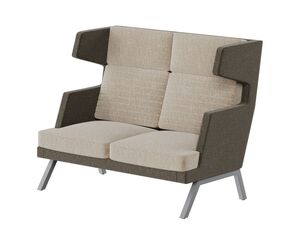 Диван двухместный высокий