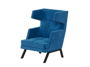 Кресло высокое с декором из пуговиц