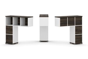 Надставка низкая + (Задняя стенка - 5 шт) + (Блок 2 ящика - 2 шт)