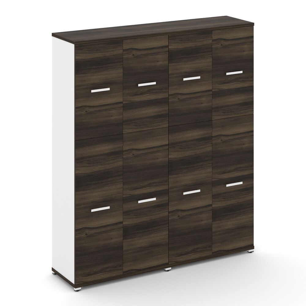 Шкаф две широкие секции, 5 ниш