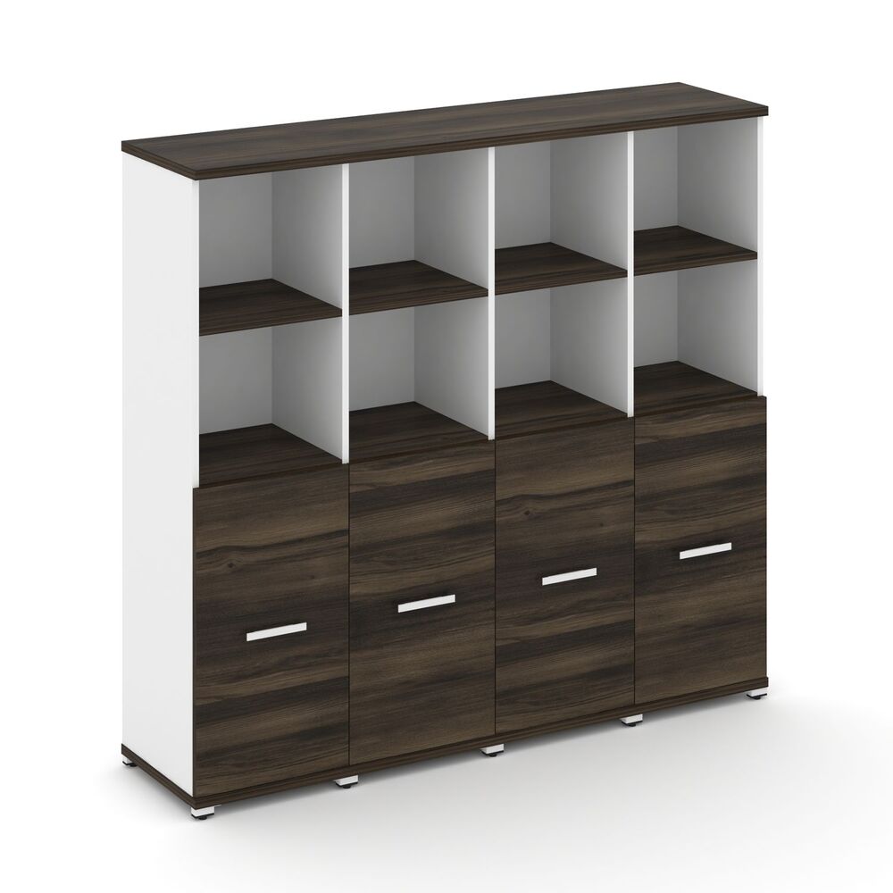 Шкаф четыре узкие секции, 4 ниши