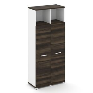 Шкаф две узкие секции, 5 ниш