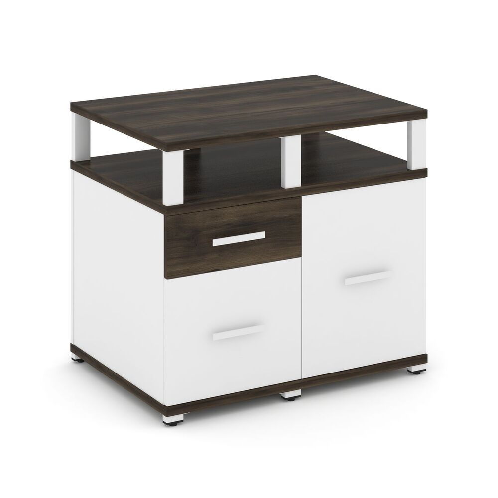 Тумба приставная сервисная с надставкой широкой