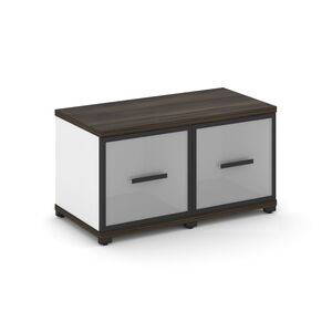 Шкаф две узкие секции, 1 ниша