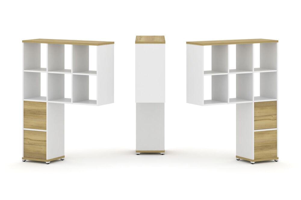 Надставка высокая + (Задняя стенка 2 шт) + (Блок 2 ящика - 2 шт)