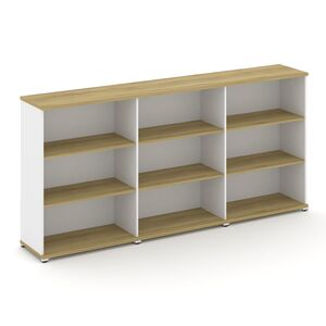 Стеллаж три широкие секции, 3 ниши