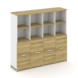 Шкаф четыре узкие секции, 4 ниши