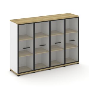 Шкаф четыре узкие секции, 3 ниши