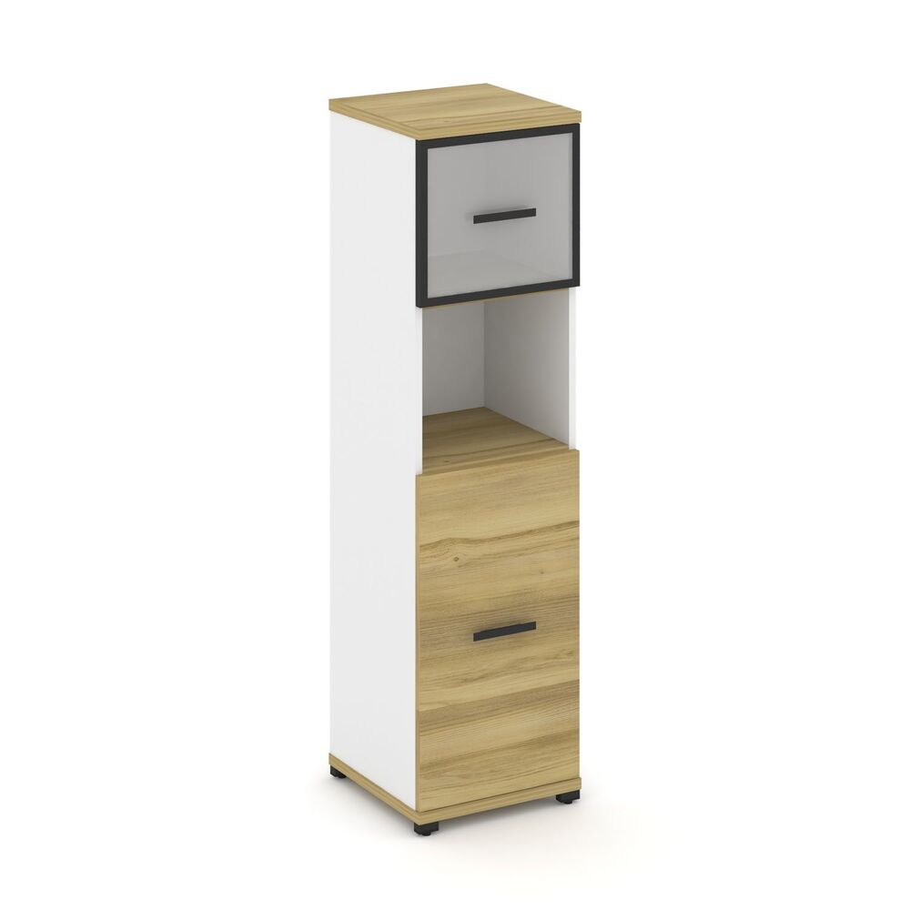 Шкаф одна узкая секция, 4 ниши