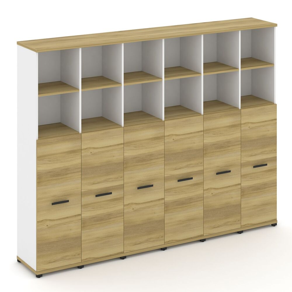 Шкаф шесть узких секций, 5 ниш