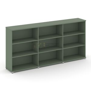 Стеллаж три широкие секции, 3 ниши