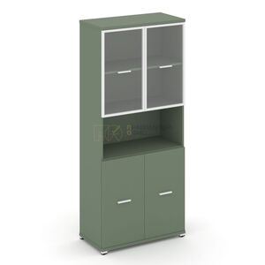 Шкаф одна широкая секция, 5 ниш