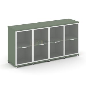 Шкаф четыре узкие секции, 2 ниши