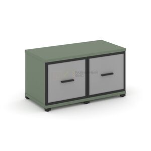 Шкаф две узкие секции, 1 ниша