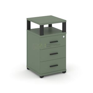 Тумба приставная 3 ящика с надставкой