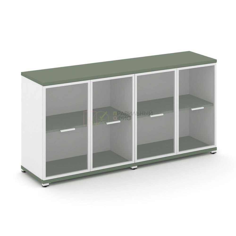 Шкаф две широкие секции, 2 ниши