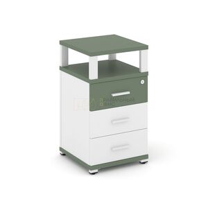 Тумба приставная 3 ящика с надставкой