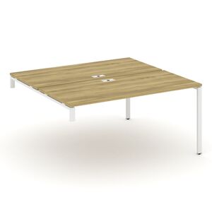 Двойной стол надставка на опорную тумбу