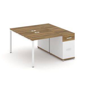 Рабочая станция с одной опорной тумбой