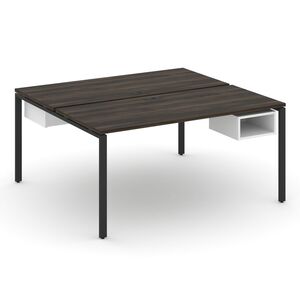 Рабочая станция двухсторонняя с подвесными тумбами на 2 места