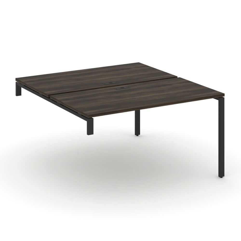 Двойной стол надставка на опорную тумбу