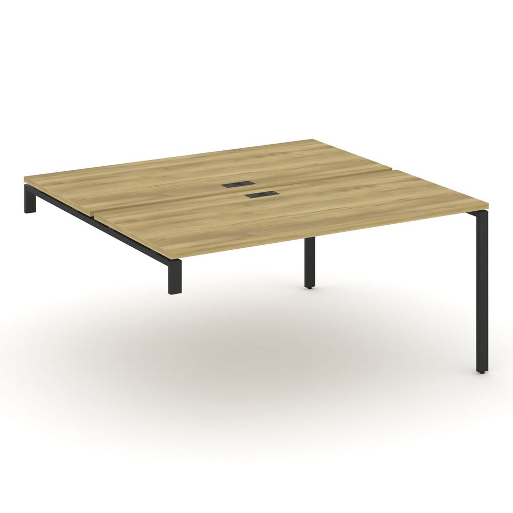 Двойной стол надставка на опорную тумбу