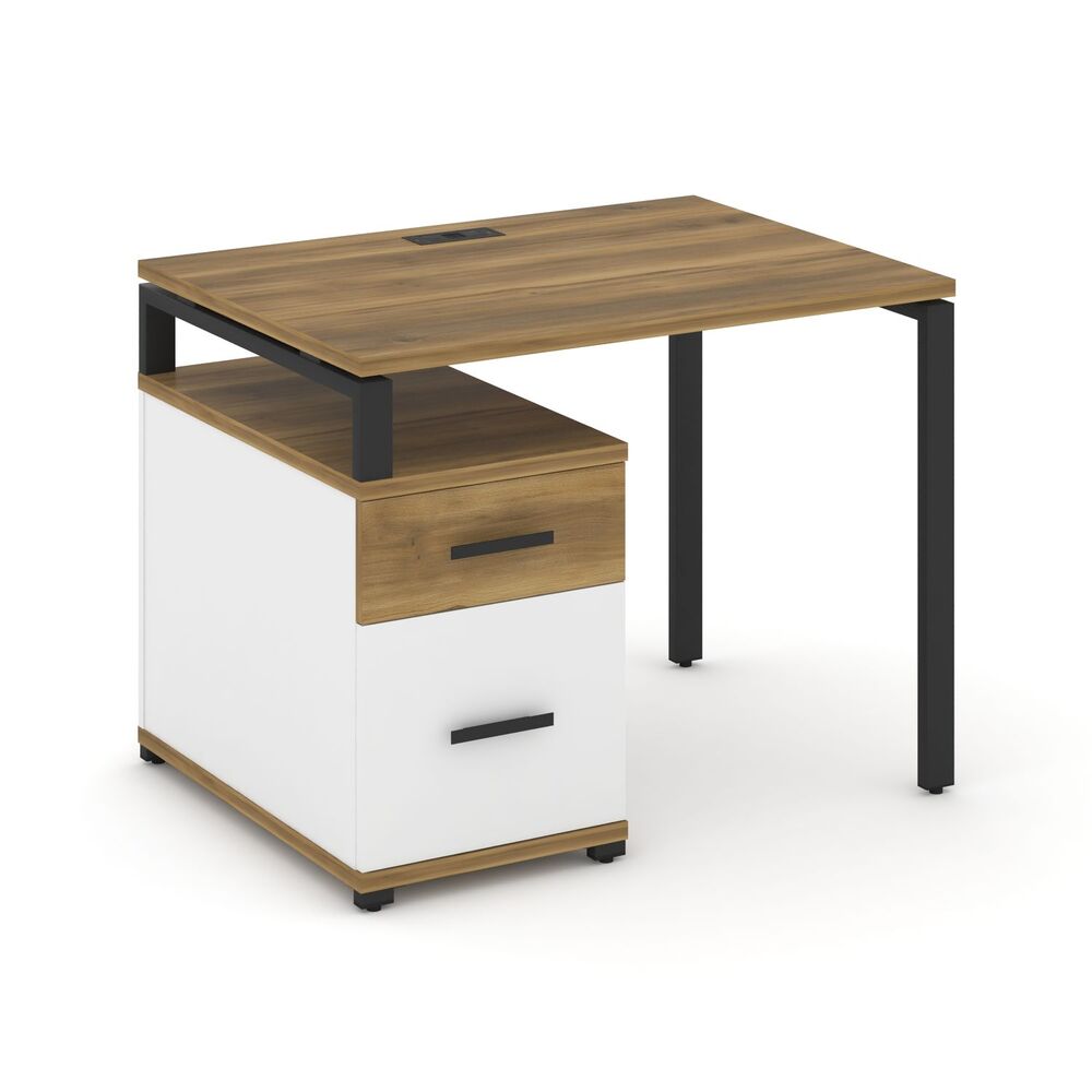 Стол письменный с одной опорной тумбой