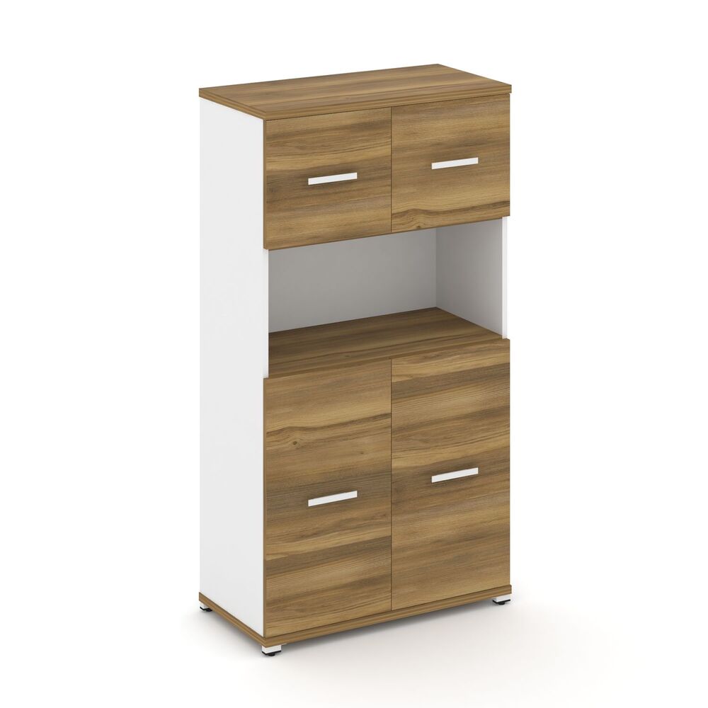 Шкаф одна широкая секция, 4 ниши