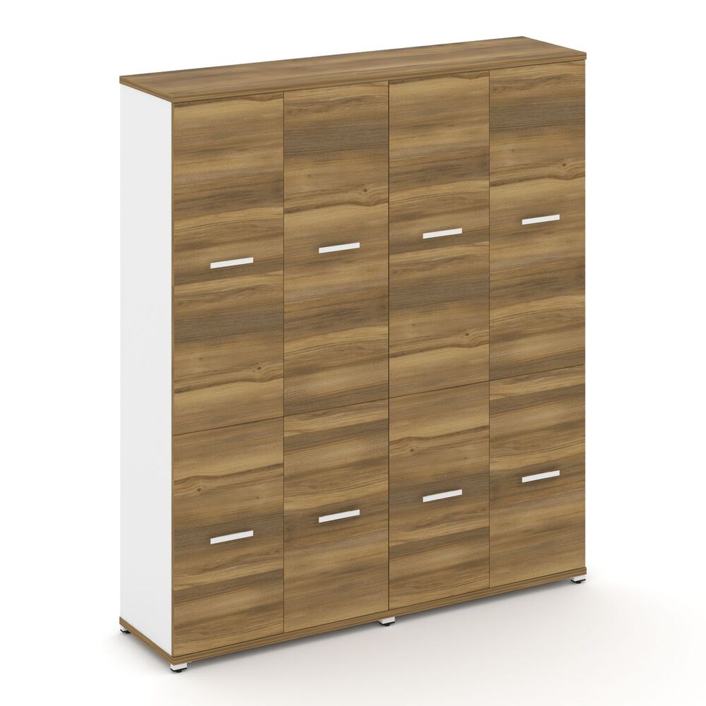 Шкаф две широкие секции, 5 ниш