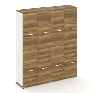 Шкаф две широкие секции, 5 ниш