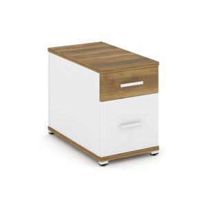 Тумба опорная/приставная 1 ящик + 1 распашной фасад