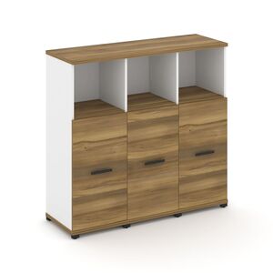 Шкаф три узкие секции, 3 ниши