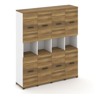 Шкаф четыре узкие секции, 5 ниш