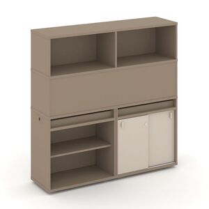 Набор №13. Тумба двойная+высокая надставка