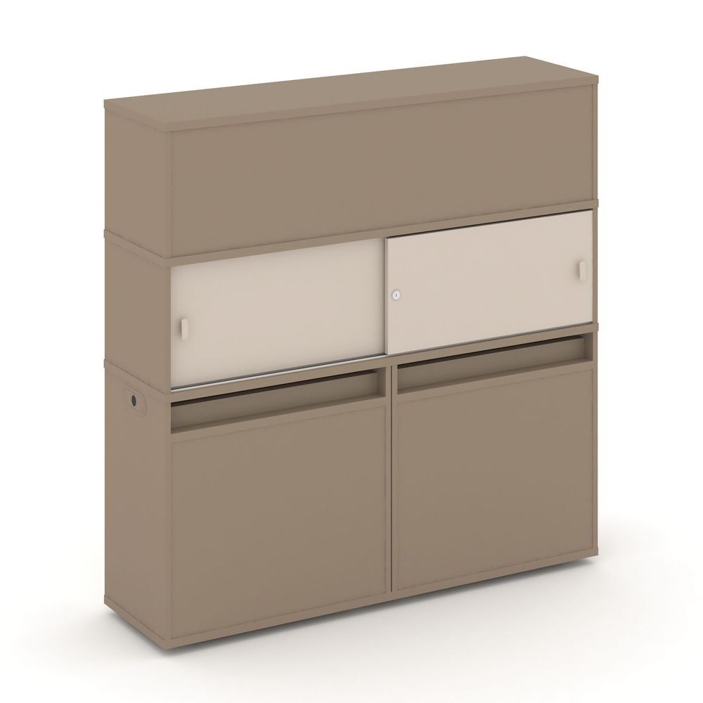 Набор №9. Тумба двойная+высокая надставка