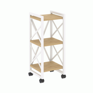 Стеллаж на колесных опорах-3 полки