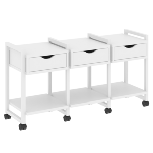 Тумба на колесных опорах наборная. Вариант №4