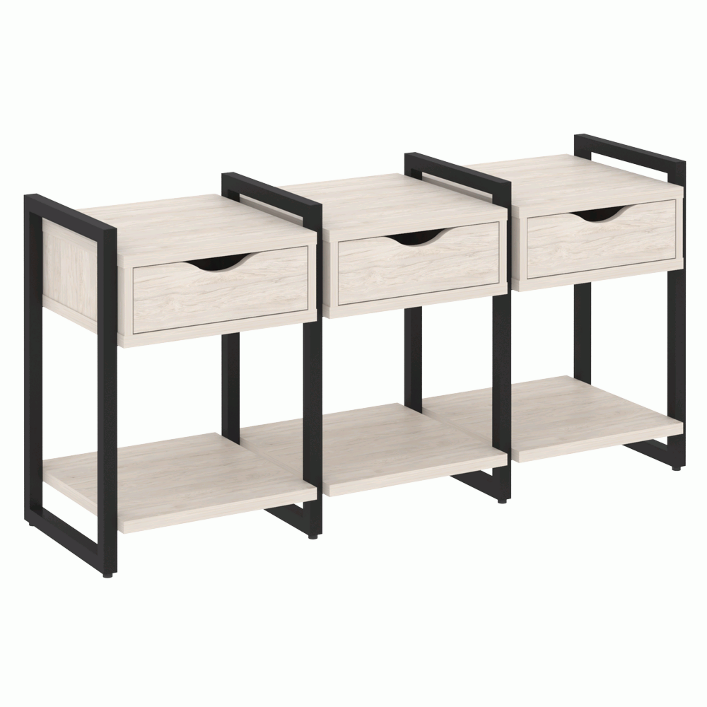 Тумба на регулируемых опорах наборная. Вариант №4