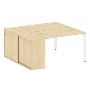 Рабочая станция с опорным шкафом-купе