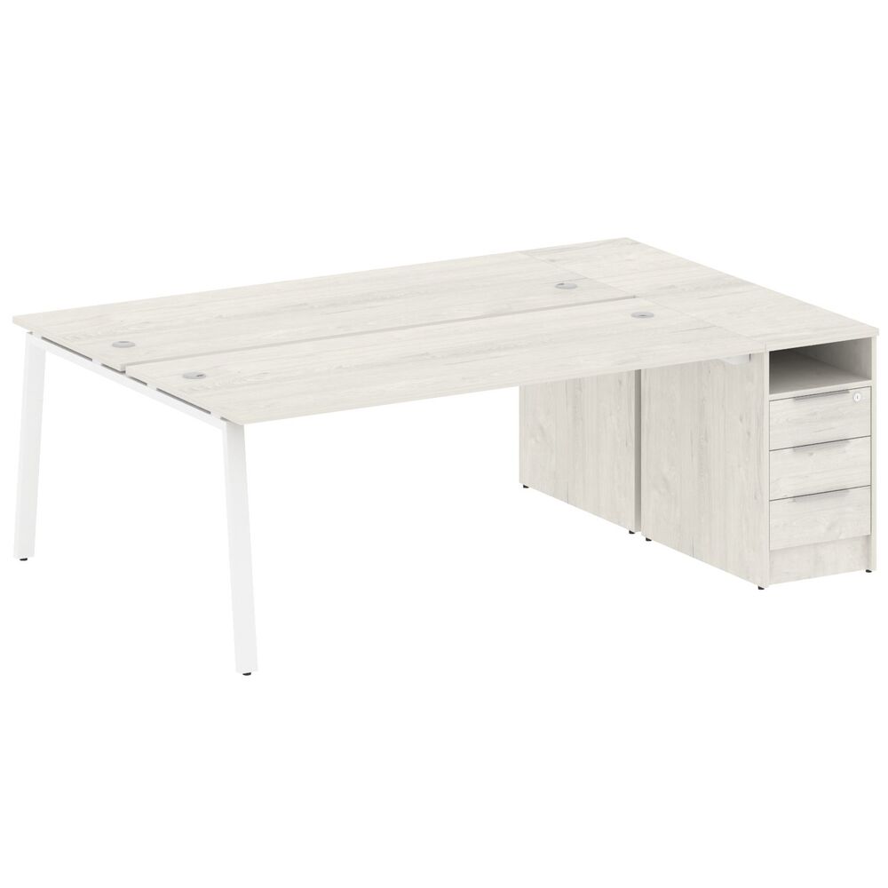 Рабочая станция на А-образном м/к с опорной тумбой