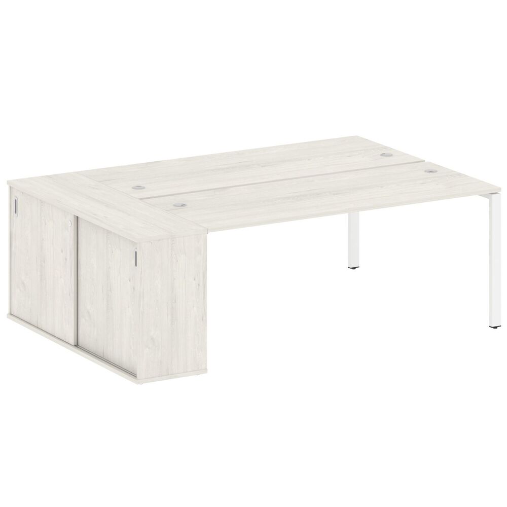 Рабочая станция с опорным шкафом-купе