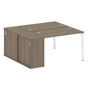 Рабочая станция с опорным шкафом-купе