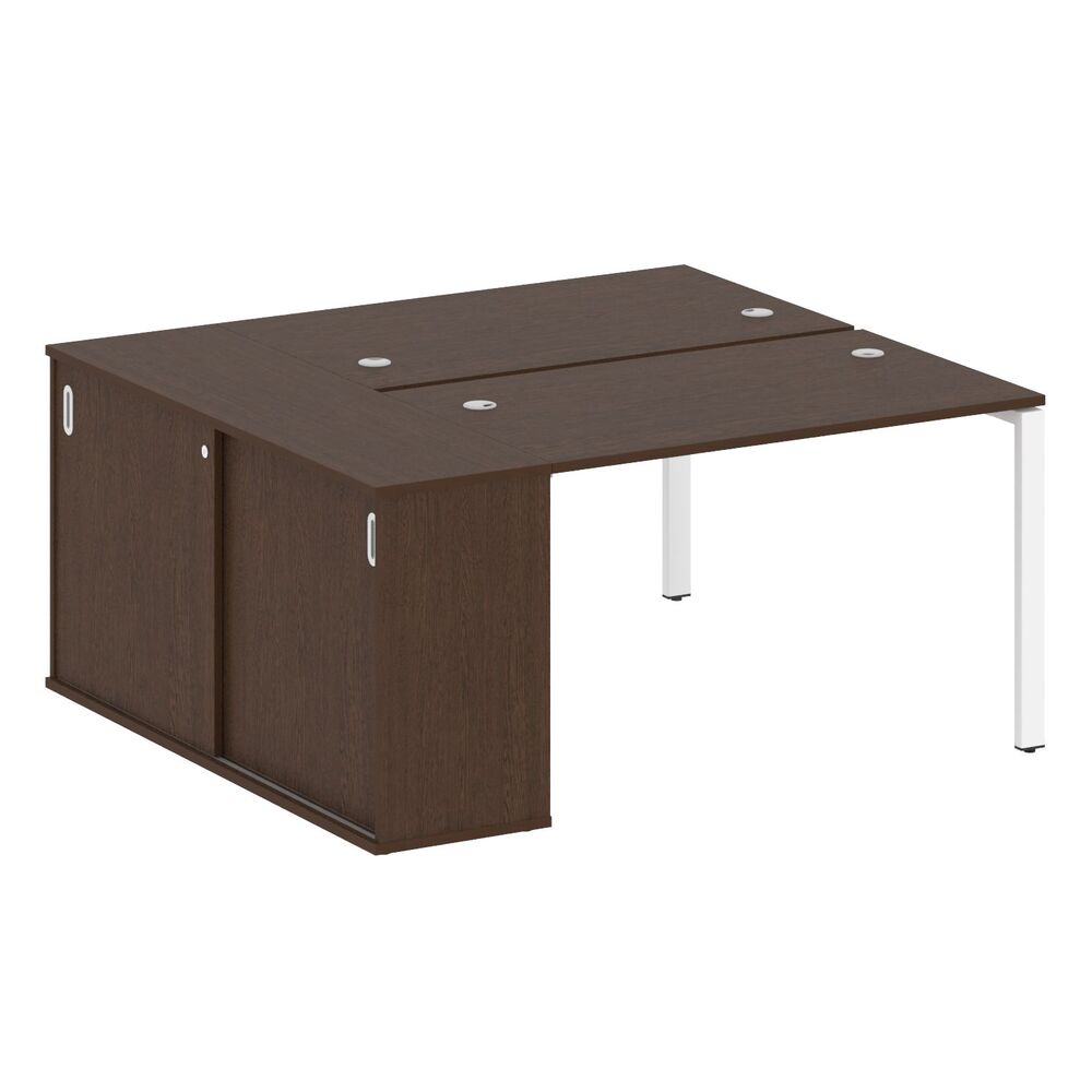 Рабочая станция с опорным шкафом-купе