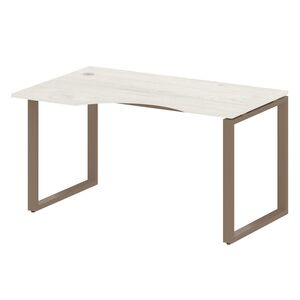 Стол криволинейный левый на О-образном м/к