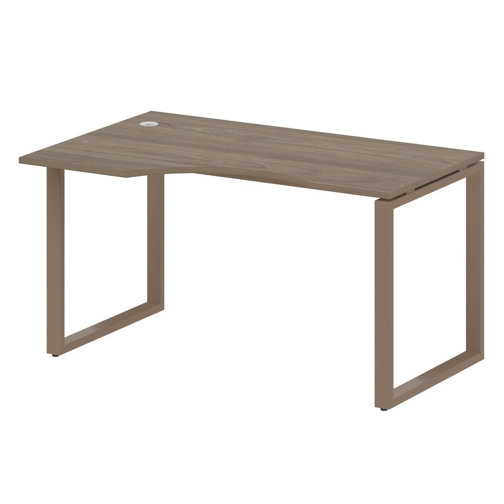 Стол криволинейный левый на О-образном м/к