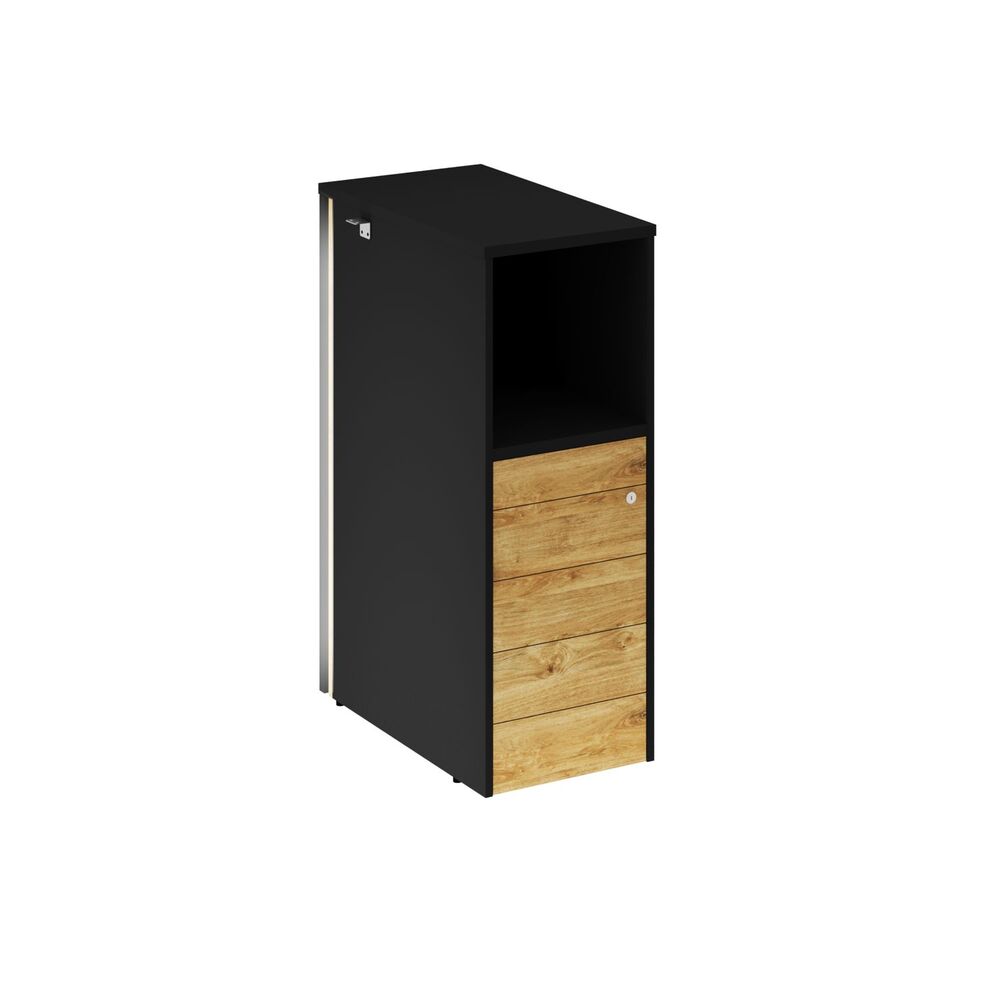 Onix Тумба с подсветкой 5 ящиков TIP-ON, проходная средняя