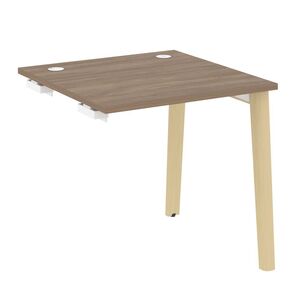 Стол-приставка к опорным элементам (опоры - массив дерева)