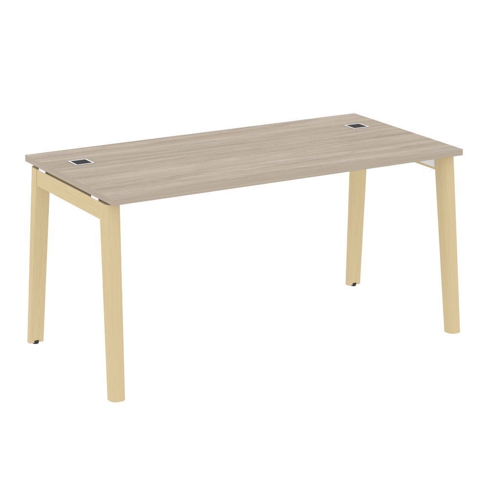 Стол рабочий руководителя (опоры - массив дерева)