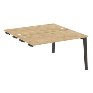 Стол-приставка двойной к опорным элементам (опоры - массив дерева)